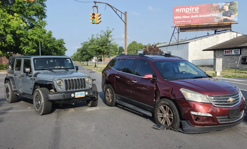 Woman injured in accident